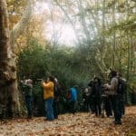Teilnehmer*innen beim FotoWalk Parkinsel Ludwigshafen