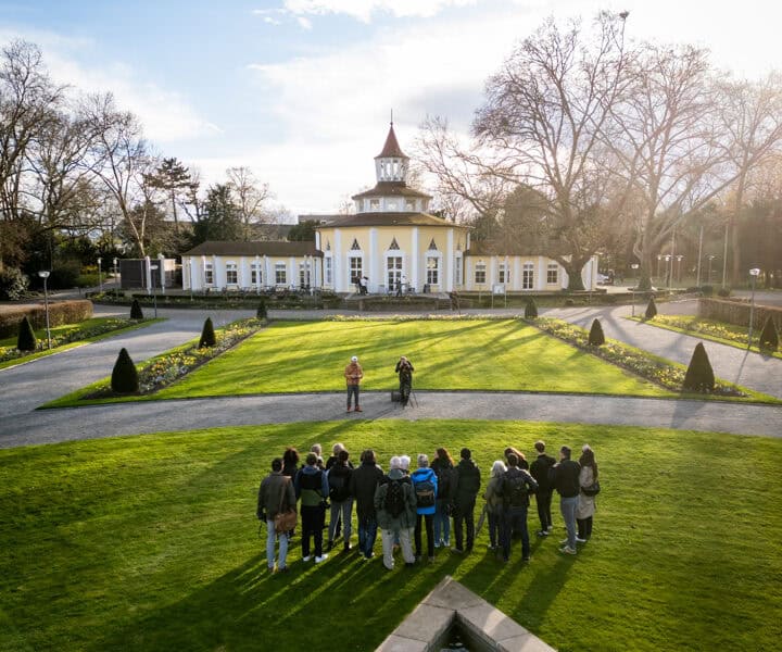 Gruppenbild beim FotoWalk im Ebertpark