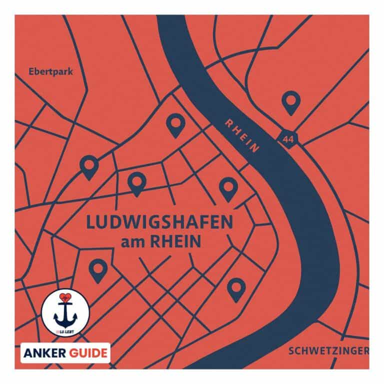 Lu.lebt! ANKER GUIDE Karte Fotospots Ludwigshafen