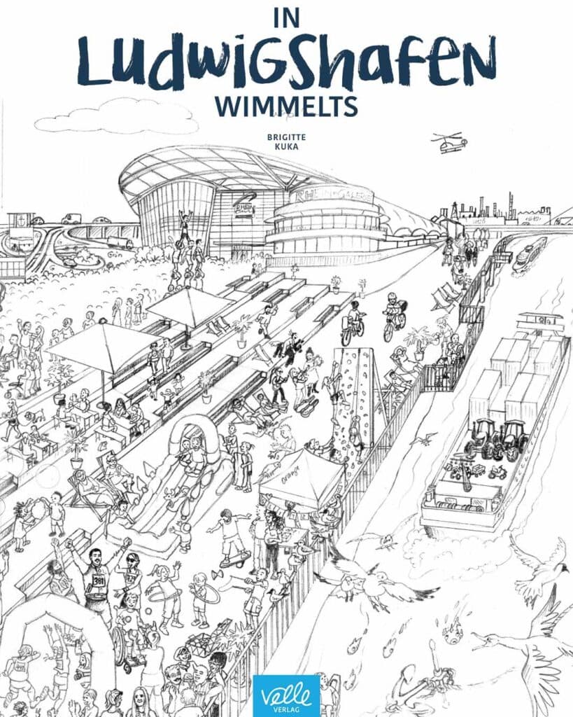 Wimmelbuch Ludwigshafen Entwurf des Covers