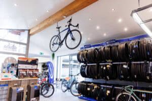 Radsport Fecht in Friesenheim Verkaufsraum mit Räder