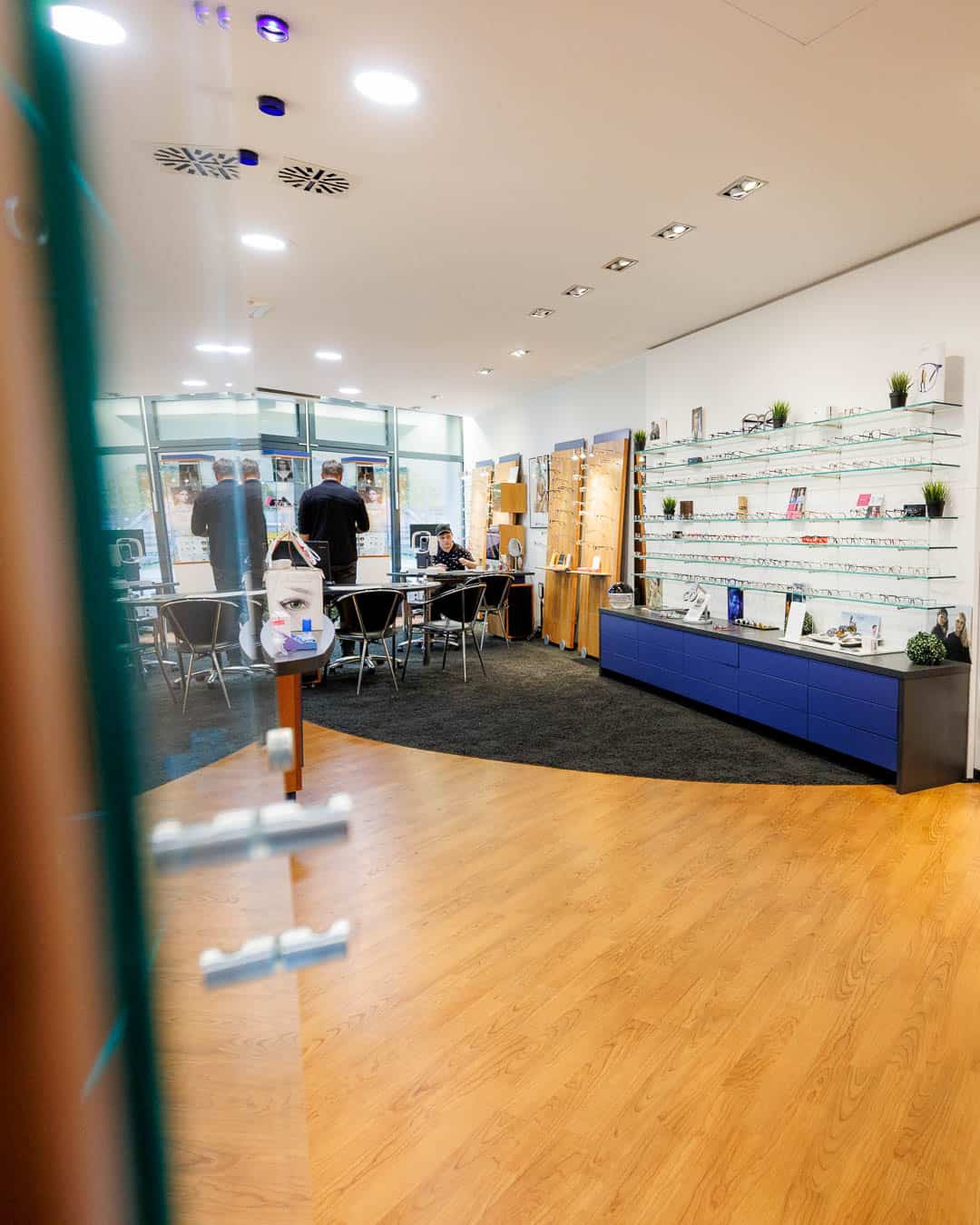 Verkaufsfläche des Brillenfachgeschäft Blickpunkt LUSANUM