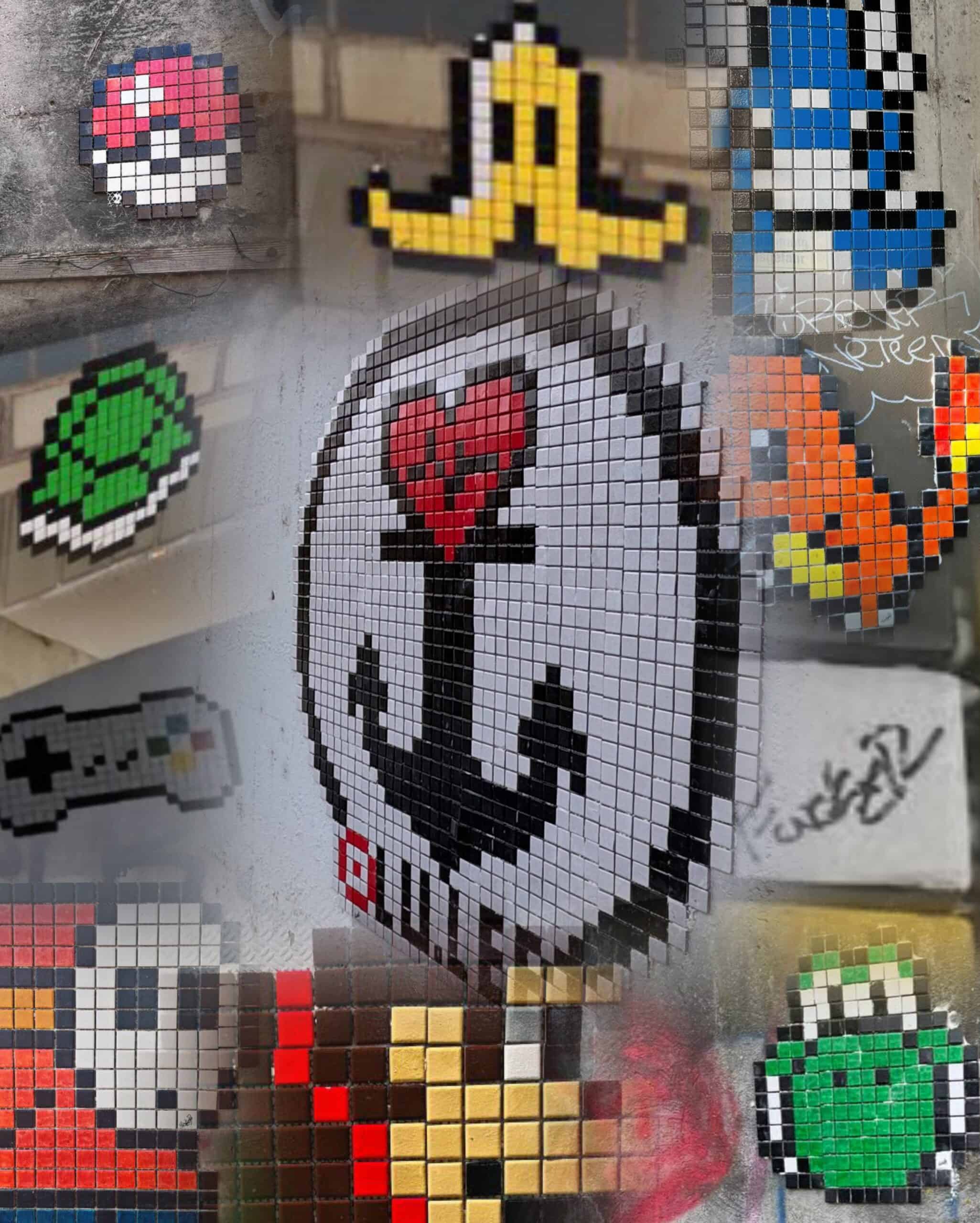 Zusammenstellung Pixel Arts Ludwigshafen