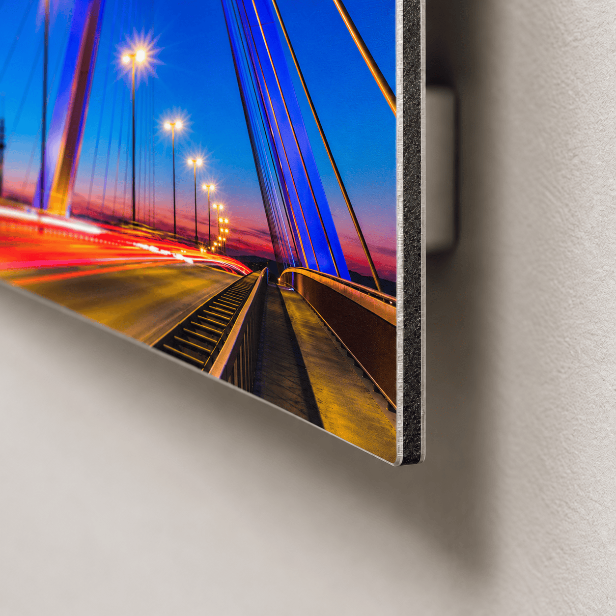 Materialkante · Illustration mit Blue Hour
