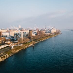 BASF am Wintermorgen – Ludwigshafen Print